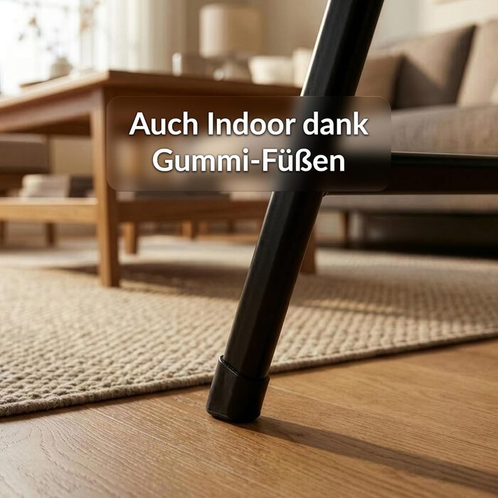 Складаний садовий стіл, пластик, 180x75 см - Буфетний стіл з ручкою для перенесення - Складаний стіл для саду, патіо та балкону - Туристичний стіл на 6 осіб (Кобе)