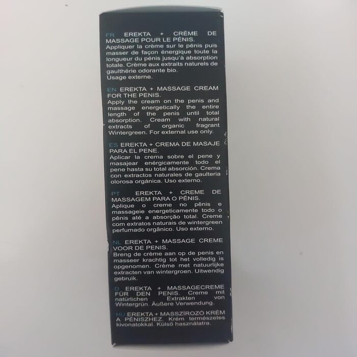 Крем Erekta Plus Erect, сильний підсилювач ерекції, гель для подовження ерекції, крем для чоловічого сексу, більший член, запобігає передчасній еякуляції, 40 мл