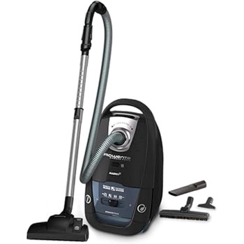 Пилосос з мішком Двигун Effitech 75 дБ (А) Ємність 4,5 л Потужність 750 Вт Чорний будинок Single, 7755 Silence Force Allergy