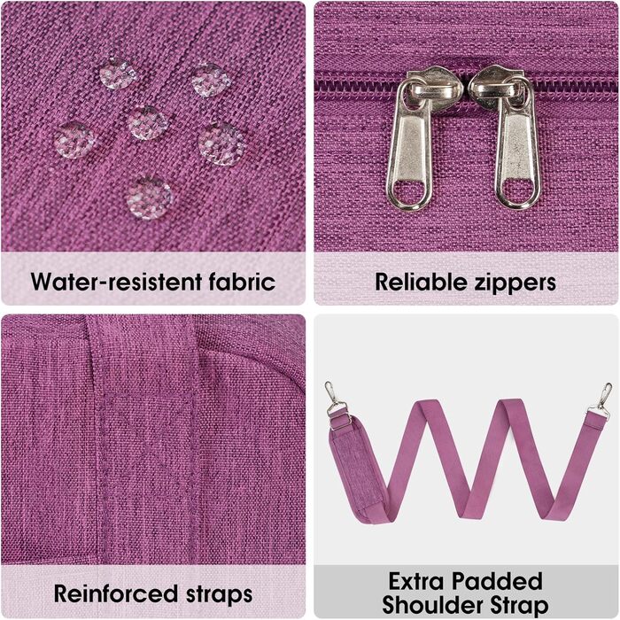 Ручна поклажа Narwey Ryanair 40x30x20, маленька спортивна сумка, складна дорожня сумка, сумка для ручної поклажі Airplane для жінок, дорожня сумка Weekender для чоловіків 20 л (темно-фіолетовий)