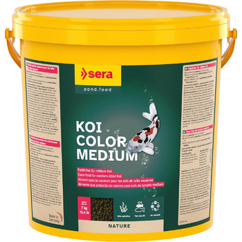 Кольоровий корм для різнокольорових коропів коі 1225 см натуральний та корисний Оптимальне вираження кольору виготовлено зі спіруліни, гаммаруса та криля підходить для цілорічного годування