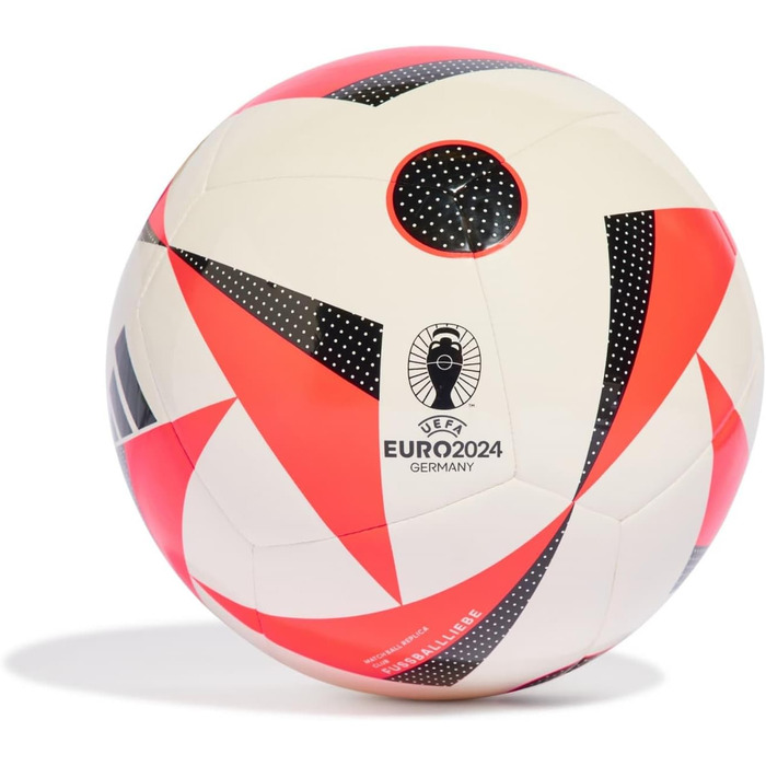 М'яч Adidas Football Love Club Euro 2024 М'яч IN9372, унісекс, білий, 3 EU