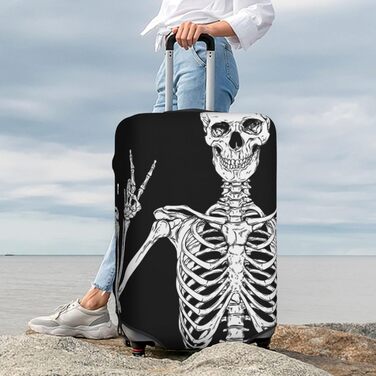 Чохол для валізи Totenkopf, міцний захист для багажу розміром 45.7-81.3 см, XL, чорний