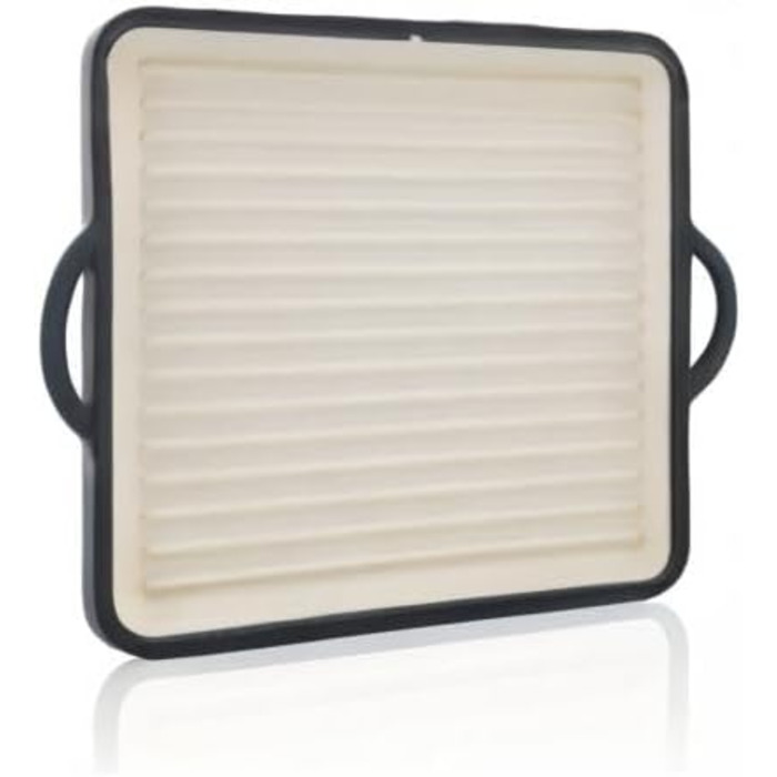 Чавунна емальована жаровня Mahlzeit 10,5 л Blue Berry жаровня 2в1 зі сковородою жаровня з кришкою, безпечна для духовки, емальован