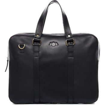 Сумка для ноутбука SID & VAIN з тонкої натуральної шкіри - 15.4-дюймовий ноутбук ділова сумка Maguire - сумка через плече портфель