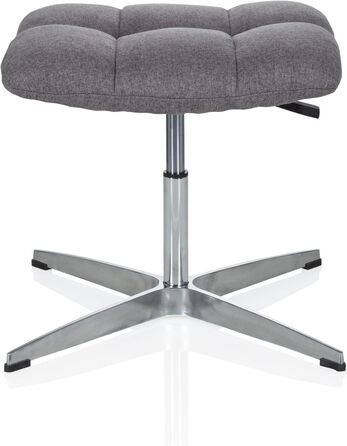 Ретро-табурет SARANTO, 670934, тканина, темно-сірий