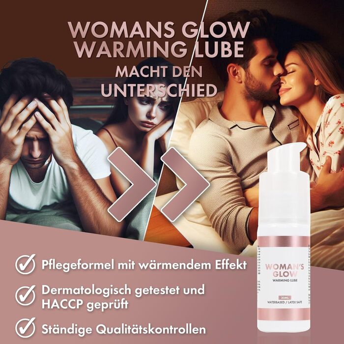 Лубрикант WOMAN'S GLOW warming, 20 мл