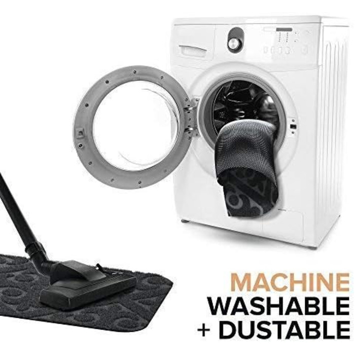 Килимові сходинки, нековзні, гумові, для використання всередині та зовні приміщень, нековзні, 20,3 x 76,2 см, сірі, 13 шт.