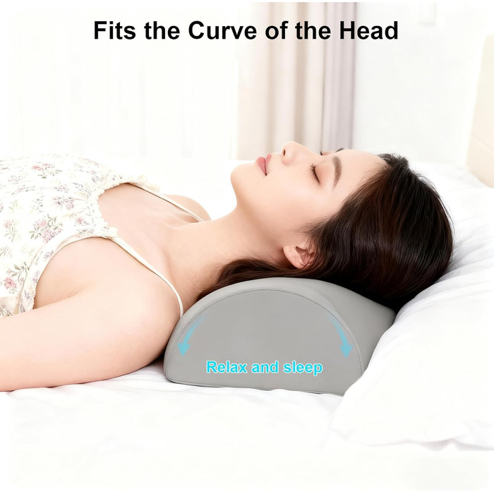 Подушка для підтримки колін та ніг, наколінник з піни з ефектом пам&39яті, серповидної форми для сну на боці та спині, полегшує біль у спині та стегнах, ідеально підходить для гарного нічного сну