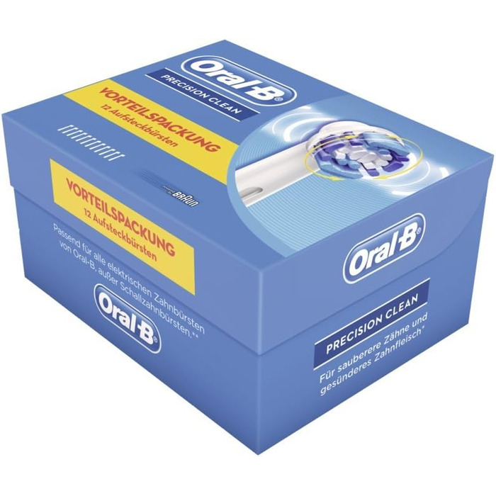 Щітки Braun Oral-B PrecClean 12 шт. 12 шт. (1 шт. в упаковці)