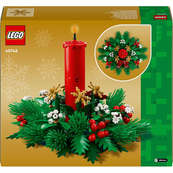 Конструктор LEGO Christmas Arrangement 40743 Різдвяна композиція, 433 деталі