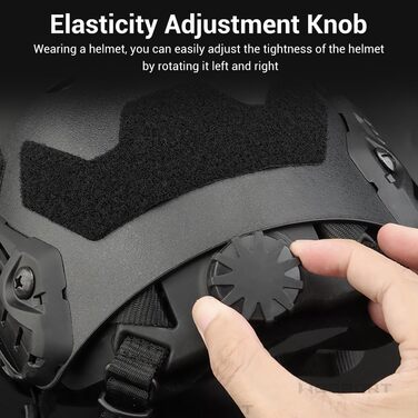 Тактична регульована система підвіски на шиї, система ремінця для підборіддя шолома, аксесуари для тактичних шоломів Fast Me IBH Airsoft CS