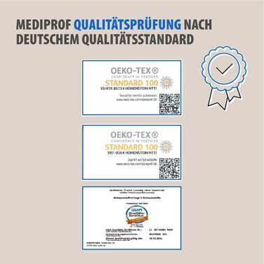 Ортопедична подушка для ніг MEDISAFETY MEDIPROF Оригінал від MediSafety (75x50x20 см) Зроблено в Німеччині Сертифіковано Oeko-Tex