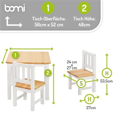 Дитячий набір для сидіння з дерева Amy дитячий стіл зі стільцями стіл та стільці 4 шт. дитячий набір для дитячої кімнати ігровий с