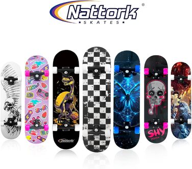 Повний комплект скейтборду Nattork 31 дюйм
