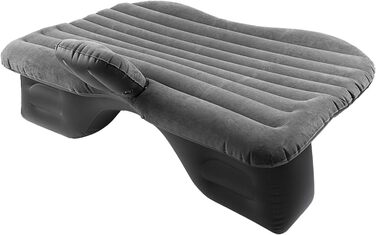 Надувне автокрісло Dioche, складне, дорожній матрац для заднього сидіння, багатофункціональне, з електричним повітряним насосом (чорне)