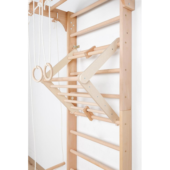 Дерев&39яна скелелазка Крита стінка для скелелазіння для дітей - стінка з 4 сходинками по 220 сходинок та гімнастична стінка для дитячих кімнат, стінка для скелелазіння, дерев&39яна вежа для скелелазіння