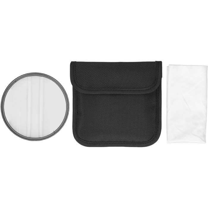 Фільтр спеціальних ефектів, розділений діоптрійний фільтр центрального поля, розділений діоптрійний фільтр із подвійним склом, центральний фільтр масштабування розмиття для дзеркальних дзеркальних фотоапаратів (82 мм)