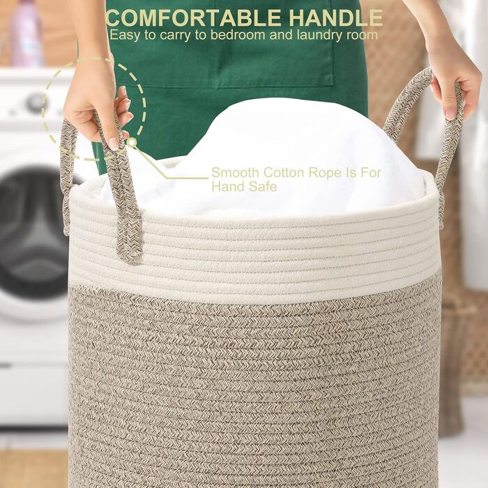 Кошик для білизни Тканий кошик для білизни Великий колектор для білизни Організатор білизни для дитячої кімнати Кошик для білизни