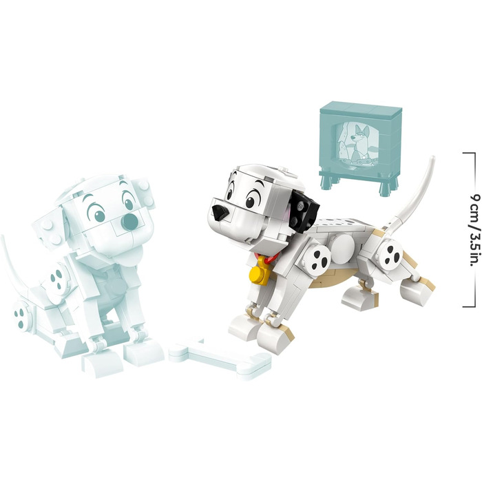 Конструктор LEGO Disney Lucky & Penny 101 Dalmatians 43271, 268 деталей, фігурки цуценят