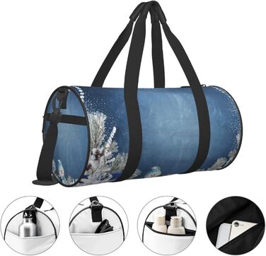 Універсальна дорожня сумка, святкове оформлення, подарунок, сніговик, спортивна сумка для чоловіків та жінок, сумка-мішок, спортивна сумка