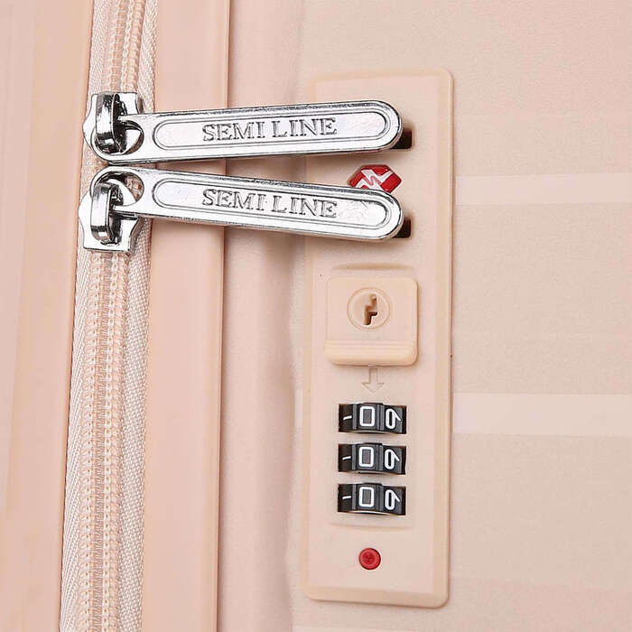 Валіза Semi Line 24' (M) Beige (T5795-2)