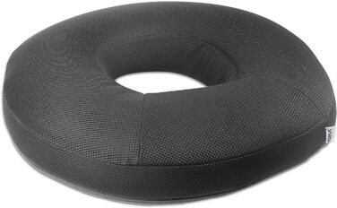 Подушка сидіння Donut Orthopedic (42.5x42.5x9 см), Seat Ring, Ортопедична кільцева подушка, Протипролежнева подушка для інвалідного крісла, Подушка для сидіння від геморою, Кругла подушка для сидіння з пролежнями.