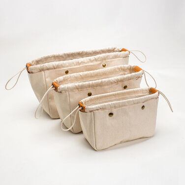 Гаманець-органайзер для сумочки, міцний гаманець, органайзер-сумка в сумці, сумочка та сумка-торбинка, медсестри (M) Бежевий серед