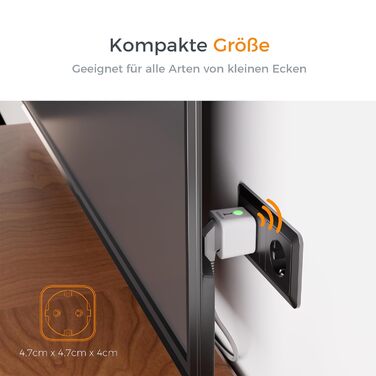 Бездротові розетки TESSAN з комплектом дистанційного керування, 3 розетки з 1 ручним передавачем, діапазон 30,5M, вилки з дистанційним керуванням для інтер&39єру, побутової техніки та світильників, 2300W, білі