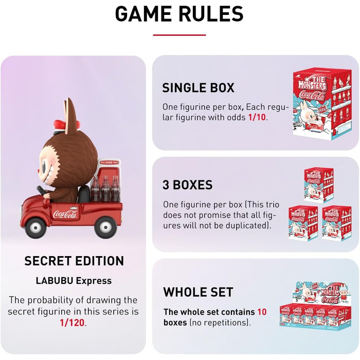 Монстри серії COCA-COLA Фігурки Coca-cola