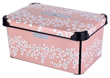 Контейнер Violet House 0647 Decor Pink Flowers 10 л (6822858)