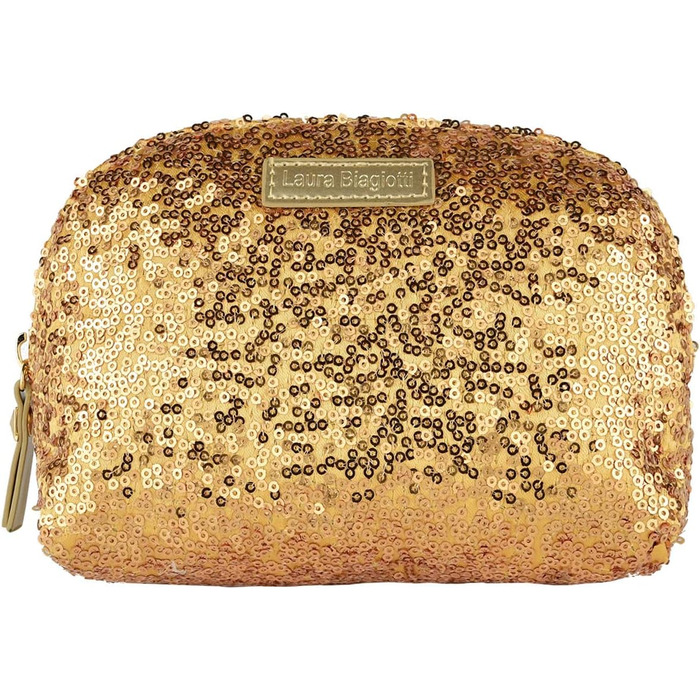 Золотий дорожній набір косметичок для жінок (3 частини) водонепроникна косметичка, органайзер для макіяжу в подарунковій коробці 282