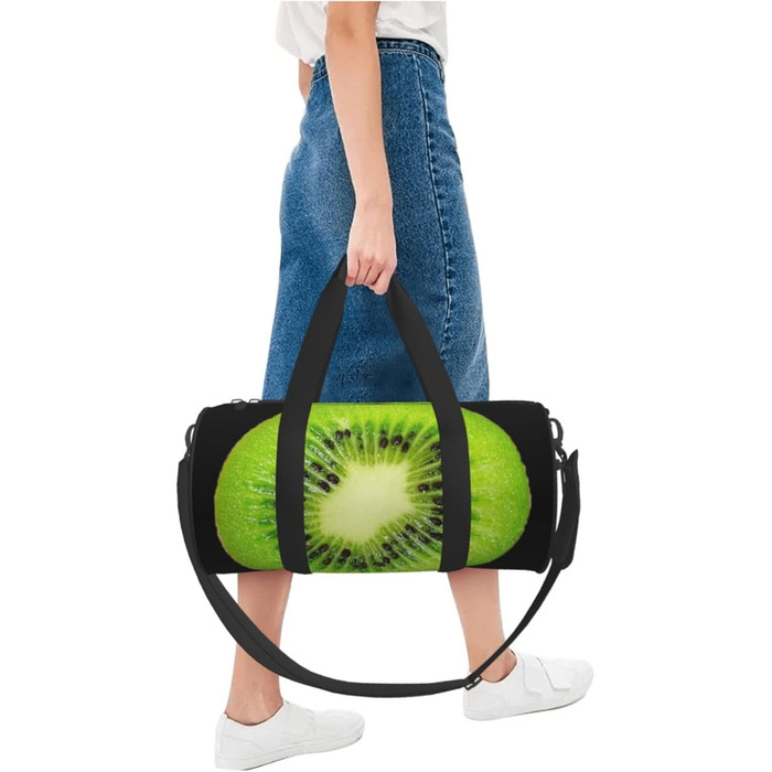 Спортивна сумка для подорожей Киві, чорна, універсальний розмір
