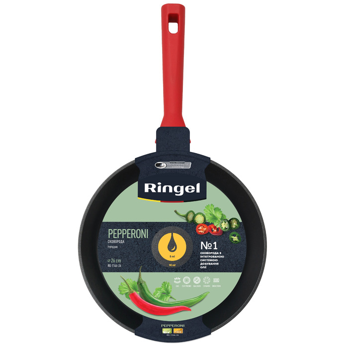 Сковорода RINGEL Pepperoni сковорода глибока 26 см (6806840)