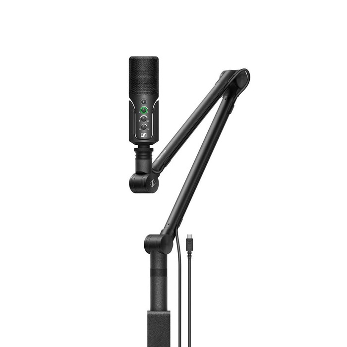 Стрімінговий набір Sennheiser Profile USB-C мікрофон, пантограф із кабель-менеджментом, кабель USB-C 3м та чохол для зберігання Чорний (700100)