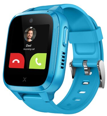 Дитячий телефон-годинник (із SIM-карткою) 4G, дзвінки, повідомлення, шкільний режим, функція SOS, GPS, камера, крокомір - вкл. безкоштовний 3-місячний контракт (СИНІЙ)