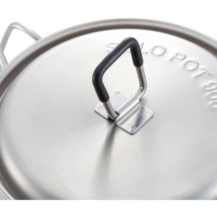 Каструля для кемпінгу Solo Stove 900 мл У комплекті сумка для перенесення, позначки унцій та мл, носик, кришка та складні ручки, матеріал нержавіюча сталь, 11,9 x 11,5 см, 900 мл, 200 г, 0,9 літра