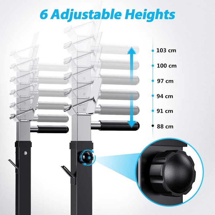 Регульована лава для важкої атлетики WINNOW з віджимною станцією, складна важка лава для важкої атлетики, багатофункціональна лава для тренувань у домашньому тренажерному залі