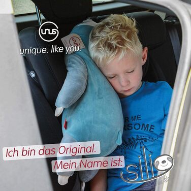 Плюшева подушка UNUS Sloth, 75 см, бірюзовий колір, м&39яка та пухнаста подушка для сну на боці, подушка для годування, подушка для вагітних, бірюзовий колір середнього розміру