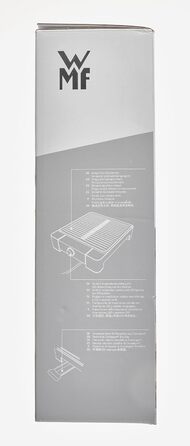 Гриль для приміщень, Електричний гриль малий з компактною поверхнею гриля, Можна мити в посудомийній машині, 1250 Вт Одинарний