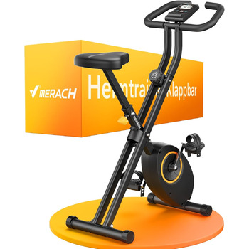 Велотренажер складаний MERACH Heimtrainer (жовтий)