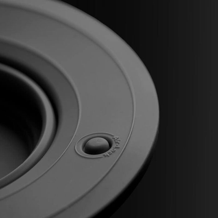 Кришка кришки Kitty Professional Silicone Professional Food Retention Lid Cover, сумісна з кухонним комбайном KitchenAid* об'ємом 6,6 і 6,9 літра (антрацит)