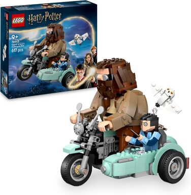 Конструктор LEGO Harry Potter 76443, Мотоциклетна подорож Геґріда та Гаррі, 617 деталей