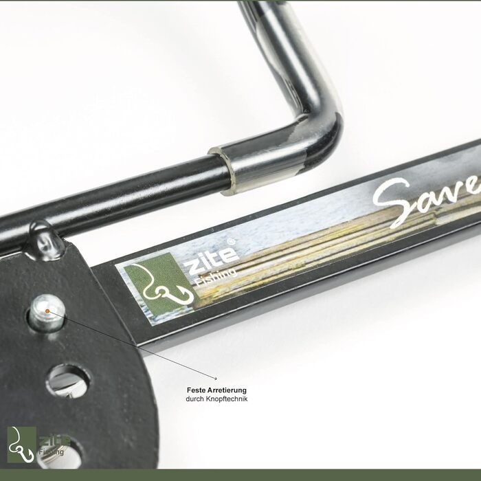 Тримач для вудки Zite Металевий та регульований - Стабільна підставка для поплавкових вудок - Міцна підставка для вудки/плавучий тримач для вудки, Тримач для вудки, Тримач для вудки, Рибальська підставка