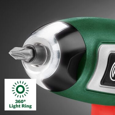 Акумуляторний шуруповерт Bosch IXO (7-е покоління 3,6 В 2,0 Ач 5,5 Нм з кабелем micro USB сумісний з насадками IXO Collection закр