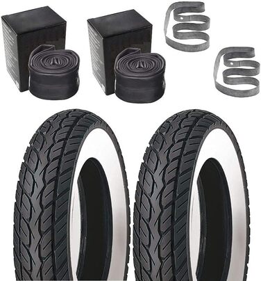 Комплект шин з камерами та обмоткою на ободи 100/100 R2.75 для Zndapp, Hercules, Kreidler