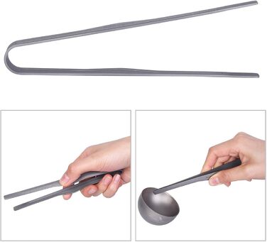 Кухонний гриль Щипці для гриля Титанова чашка для барбекю Кліпса для барбекю Щипці для смаження Пінцет без опіків Багатофункціонал