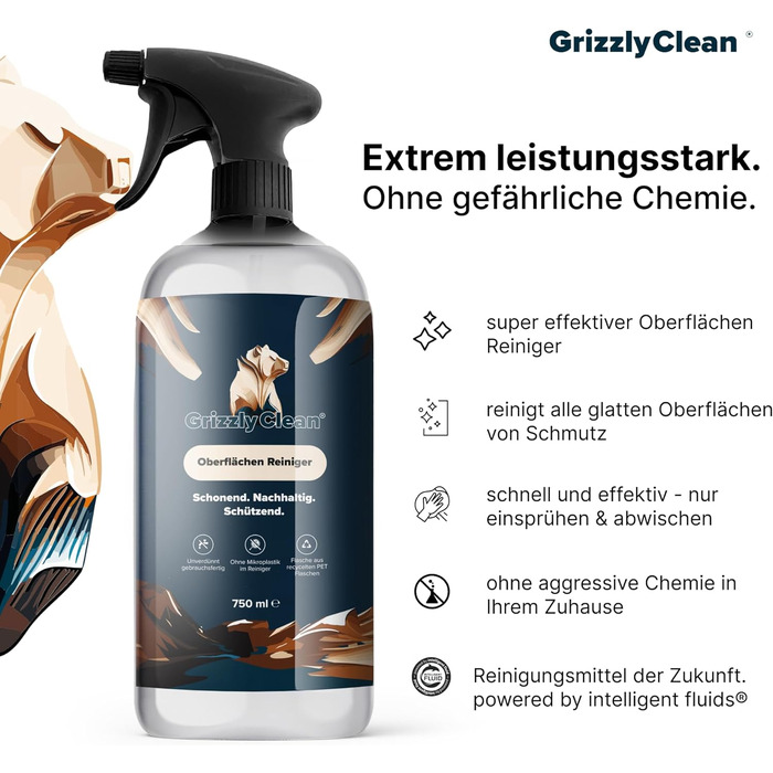 Засіб для чищення поверхонь GrizzlyClean