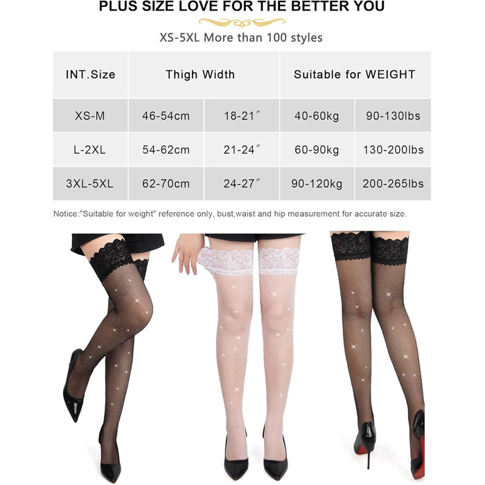 Жіночі блискучі панчохи comeondear, без швів, L–XXL