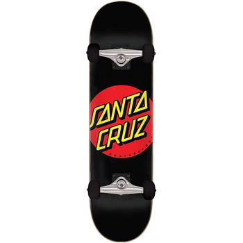 Скейтборд Santa Cruz Classic Dot 8.0" x 31.25" Black – оригінальний компліт 7-шаровий беріз, ABEC-5, чорний з класичною точкою